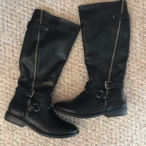 Rampage Tall Black Boots